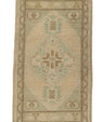Turkish Mini Rug Oriental Hand Knotted Vintage Rug 1'10" x 3'2" #21006