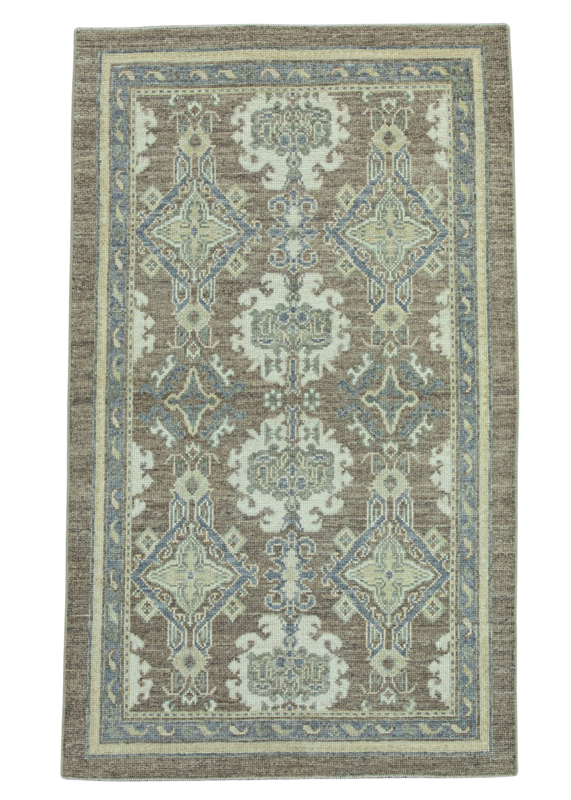 Turkish Oushak Rug 4'1"x 6'11" #19290