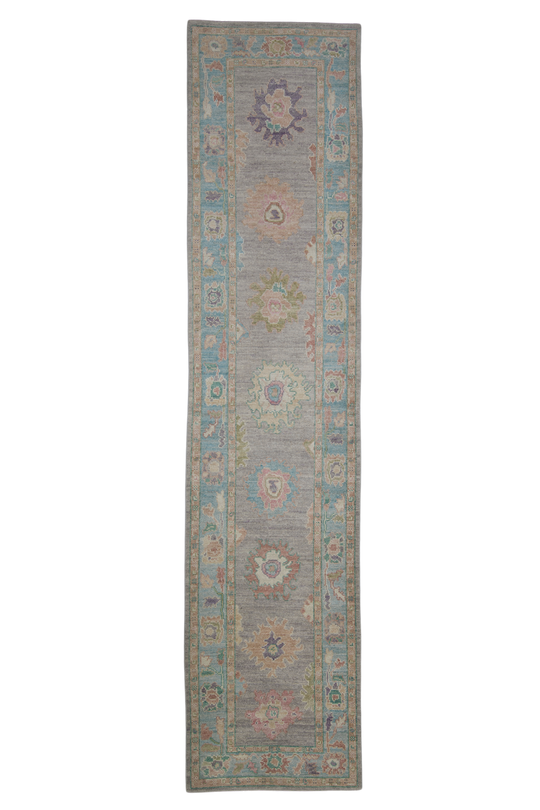 Turkish Oushak Rug 3'1" x 13'7" #2009