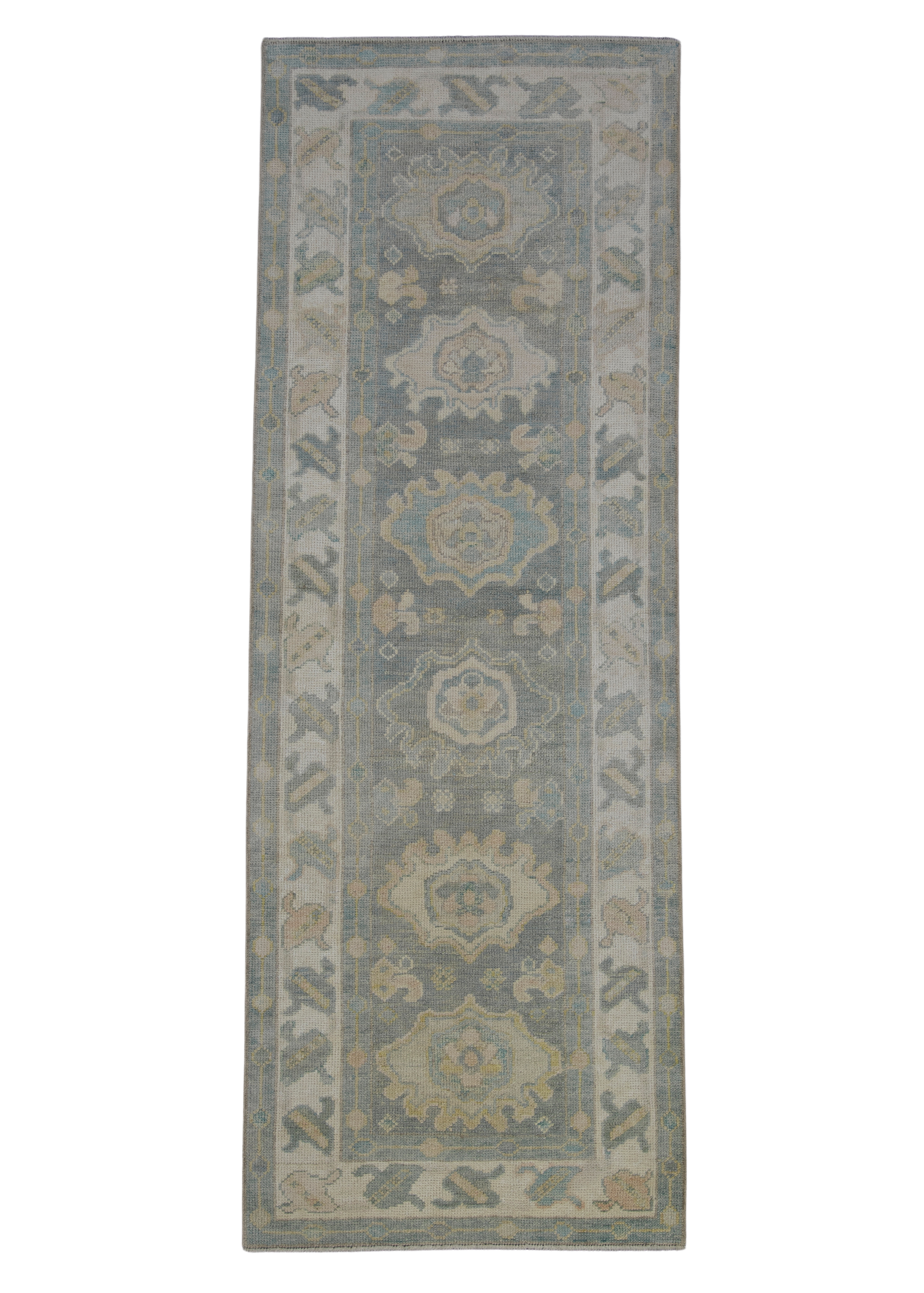 Turkish Oushak Rug 3' x 8'3" #12055