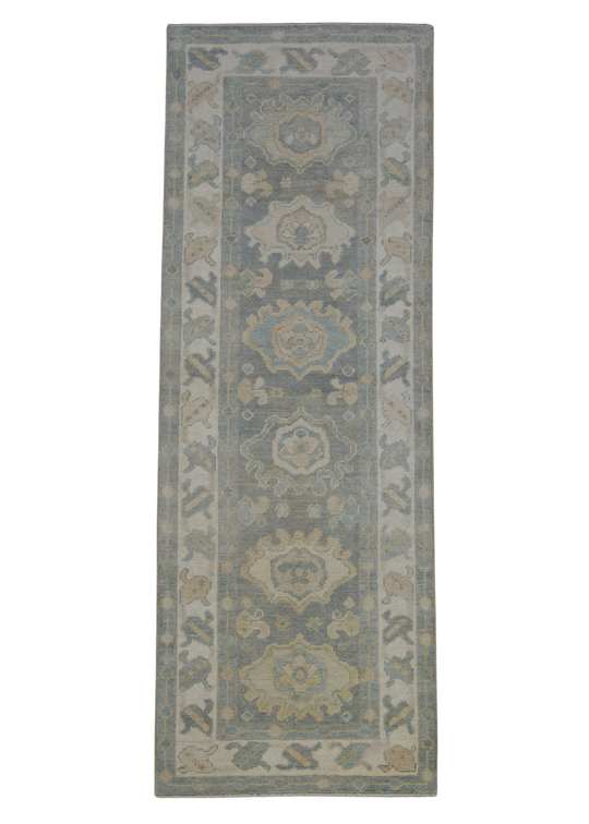 Turkish Oushak Rug 3' x 8'3" #12055