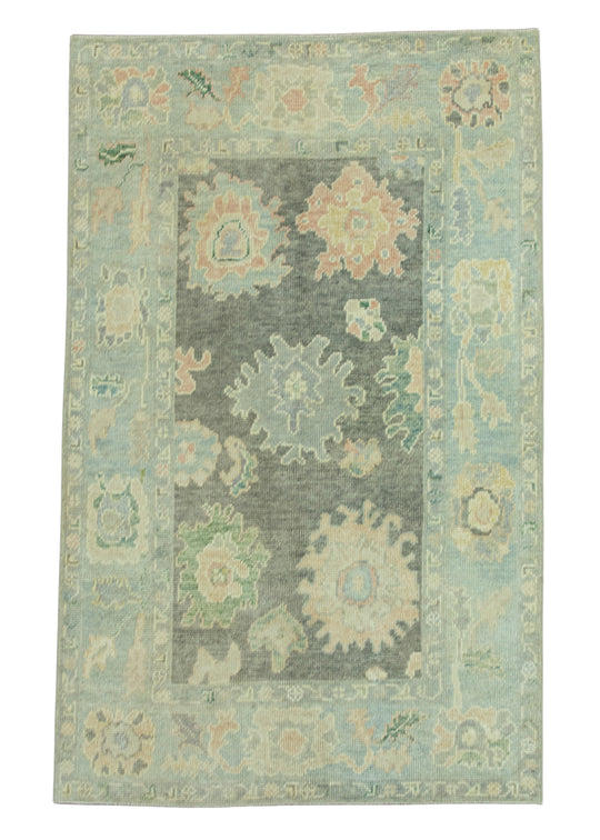 Turkish Oushak Rug 3'9"x 6' #20008