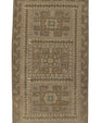Turkish Mini Rug Oriental Hand Knotted Vintage Rug 1'10" x 3'3" #21049