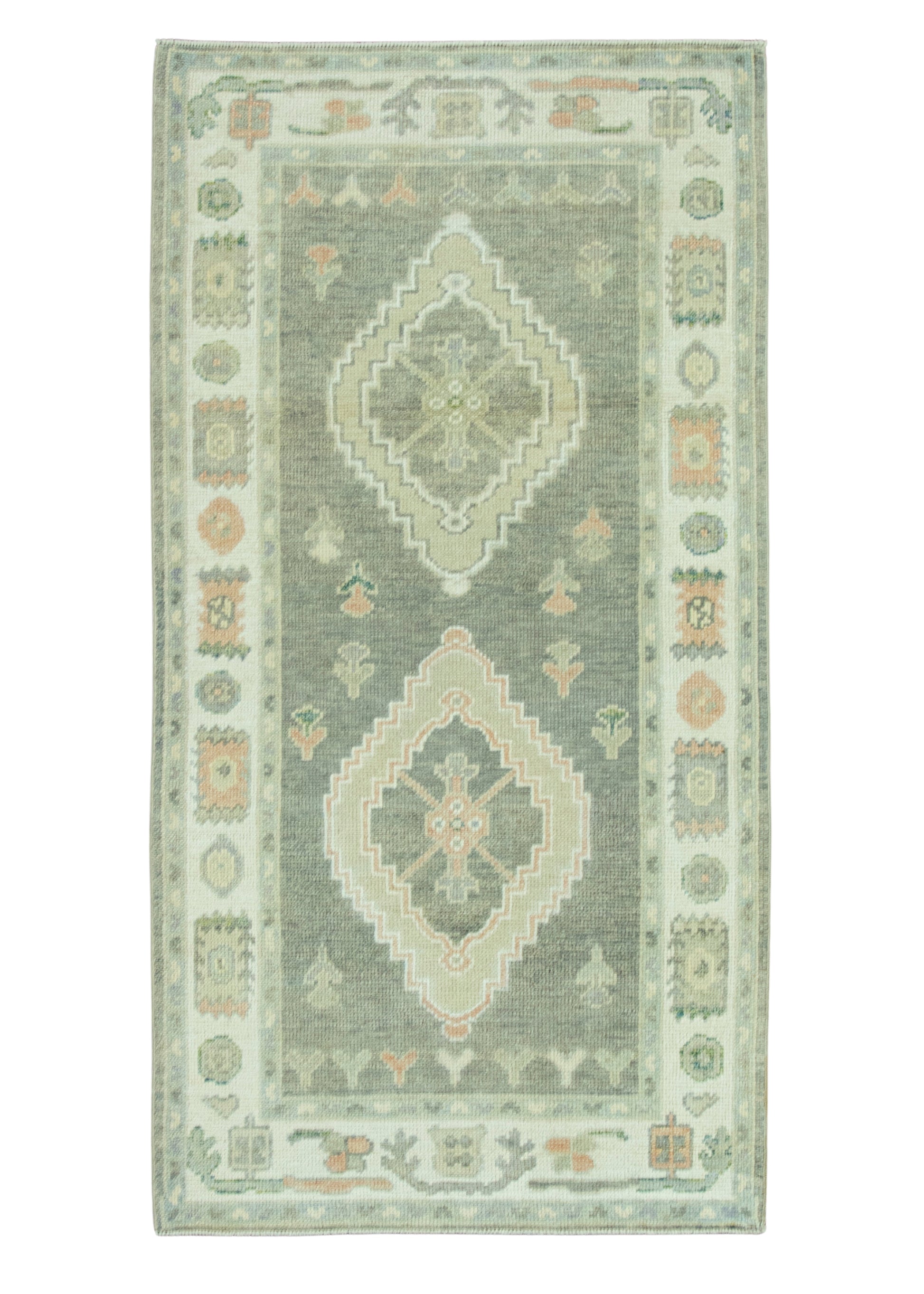 Turkish Oushak Rug 3'2"x 6'1" #19033