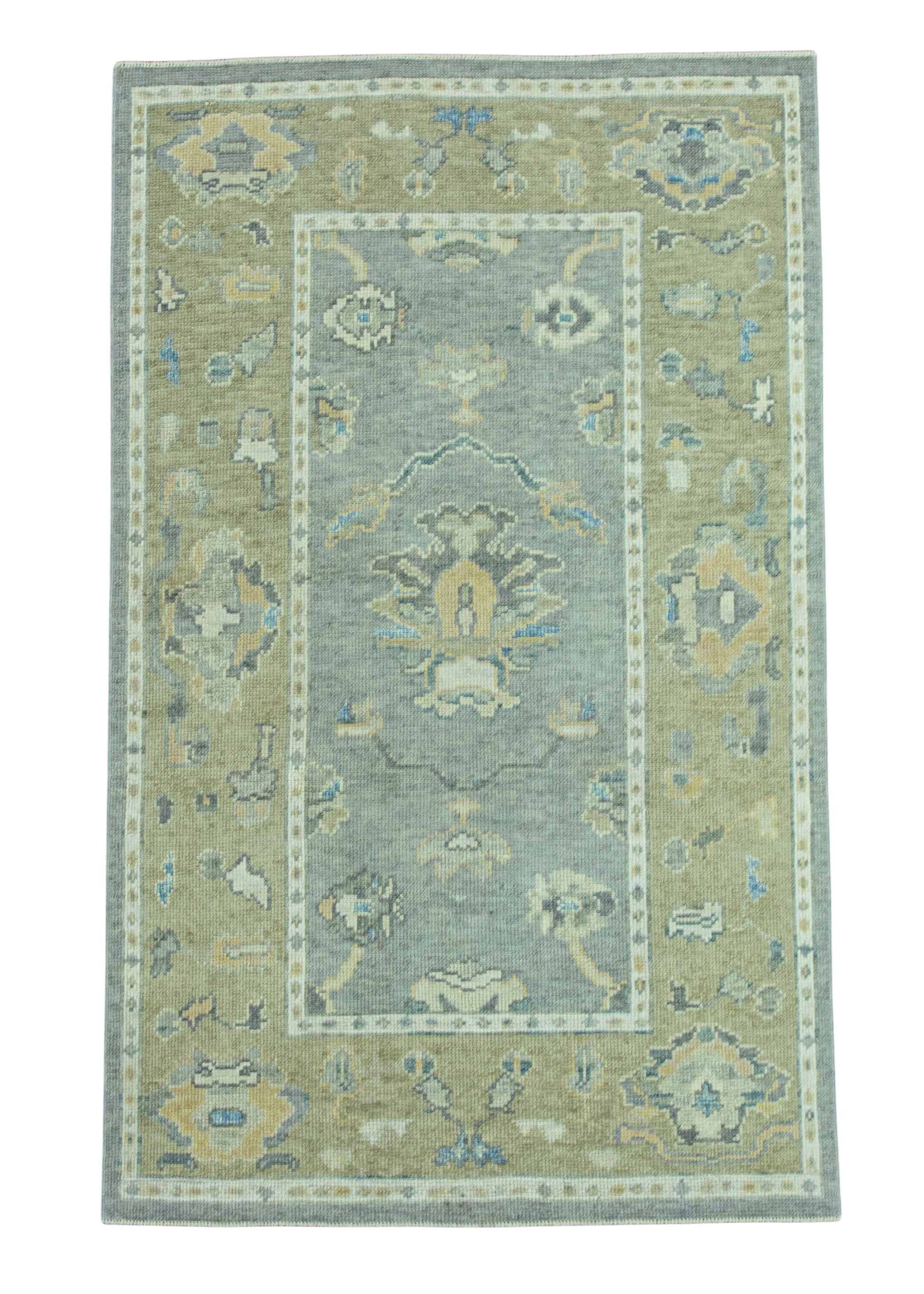 Turkish Oushak Rug 3'9"x 6'1" #19135