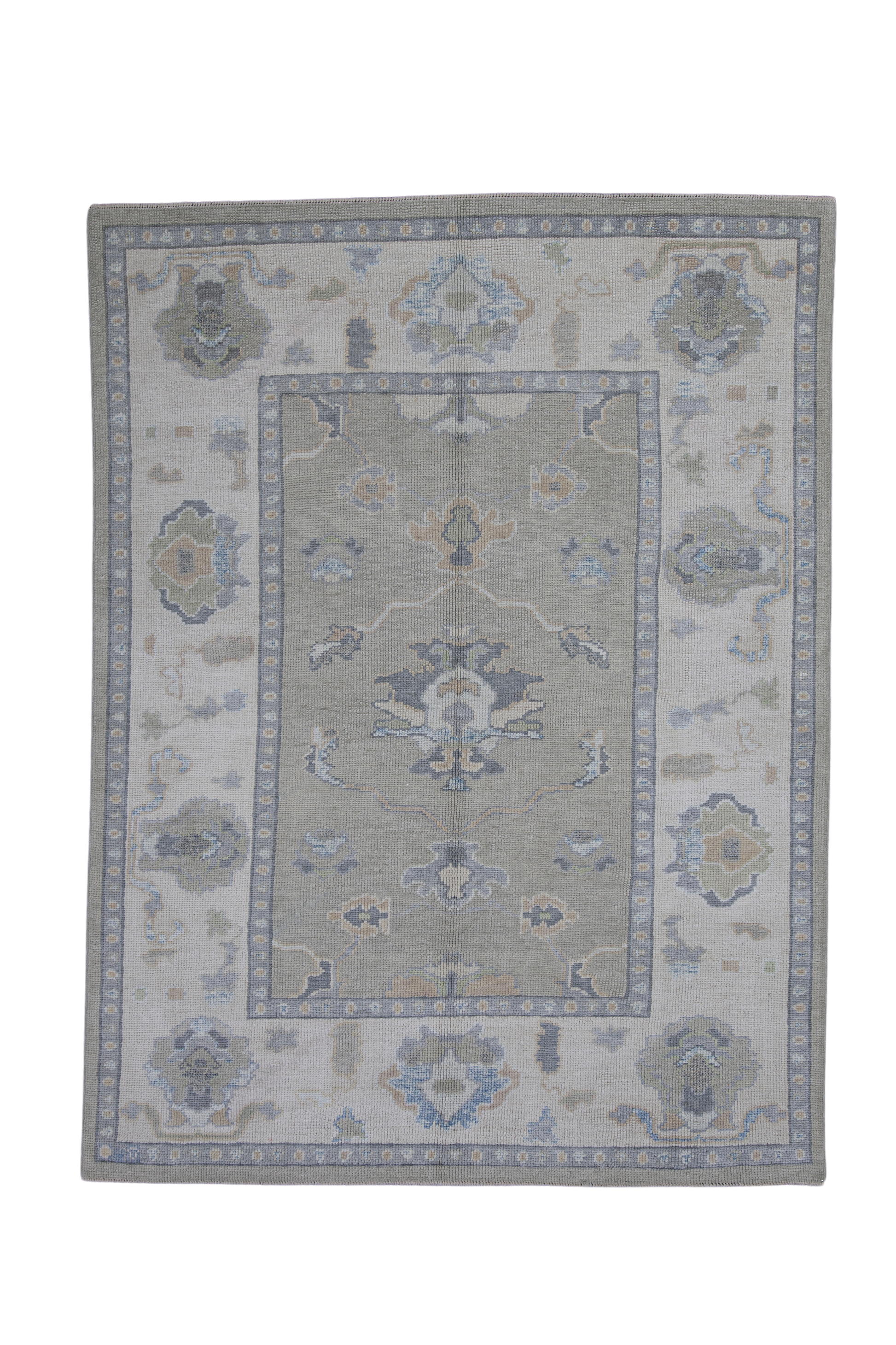 Turkish Oushak Rug 5' x 6'8" #11888