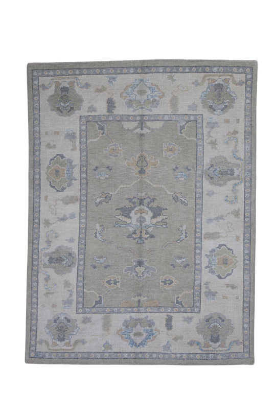 Turkish Oushak Rug 5' x 6'8" #11888