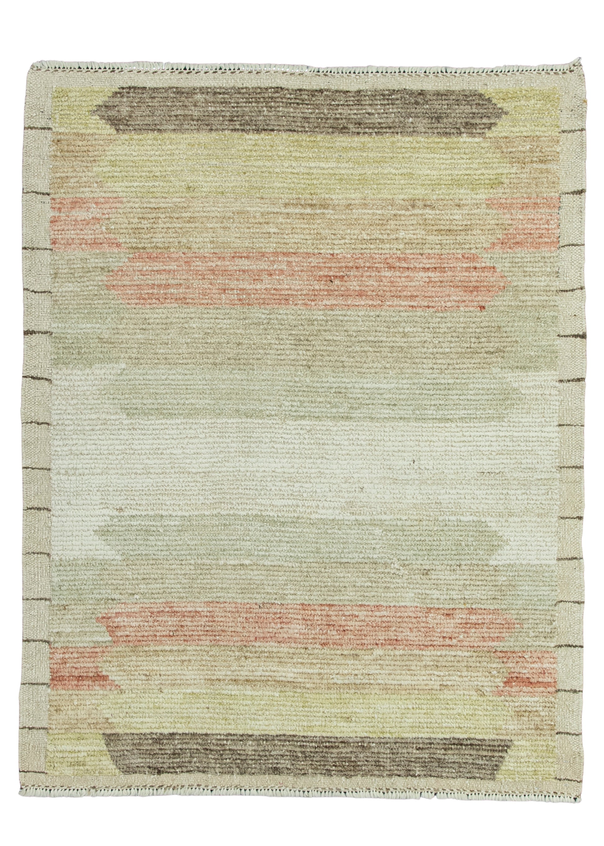 Turkish Tulu Handmade Rug  3'10" x 4'10" #20530