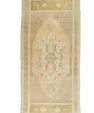Turkish Mini Rug Oriental Hand Knotted Vintage Rug 1'8" x 3'7" #21036