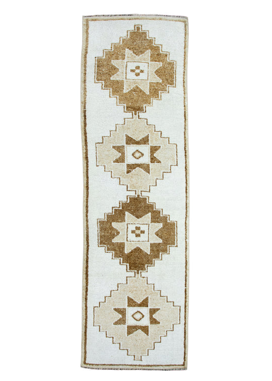 Turkish Vintage Runner Rug 3' x 9'11" #17805