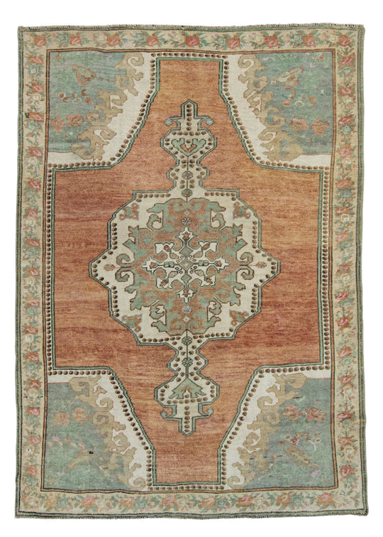 Turkish Vintage Rug 4'9" x 6'9" #17701