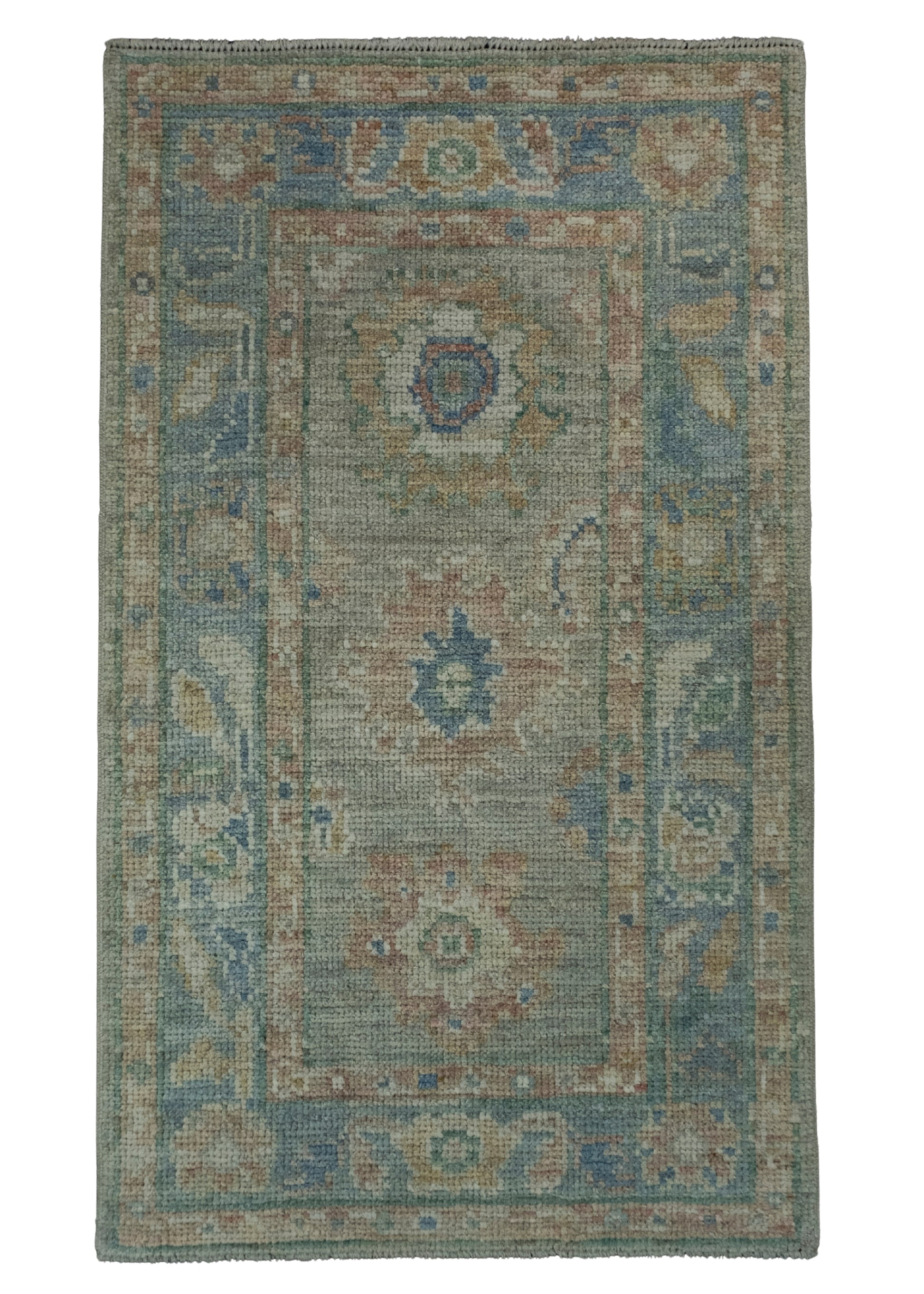 Turkish Oushak Rug 1'11" x 3'3" #17540