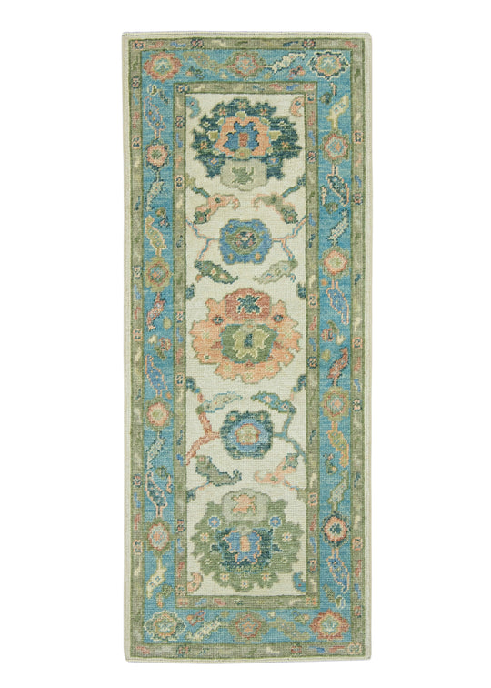 Turkish Oushak Runner Rug 2'3" x 5'10" #17072