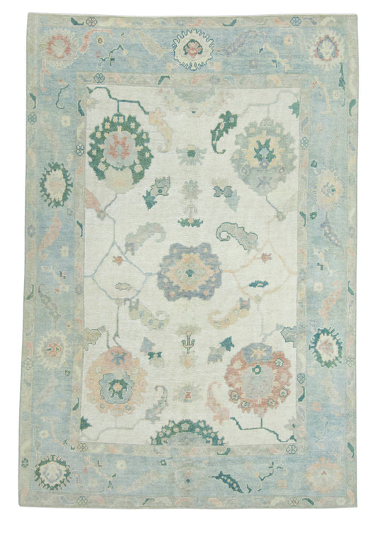Turkish Oushak Rug 7'8" x 11'2" #18105