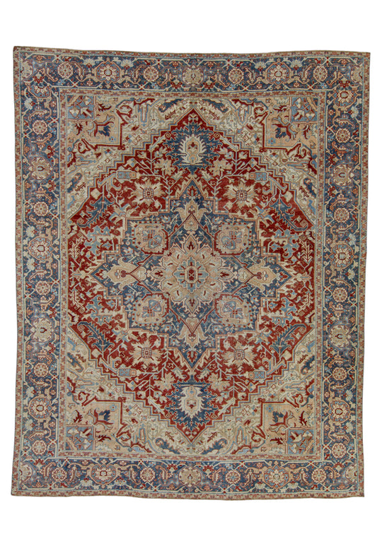 Turkish Vintage Anatolian Rug 9'7" x 12'2" #16903