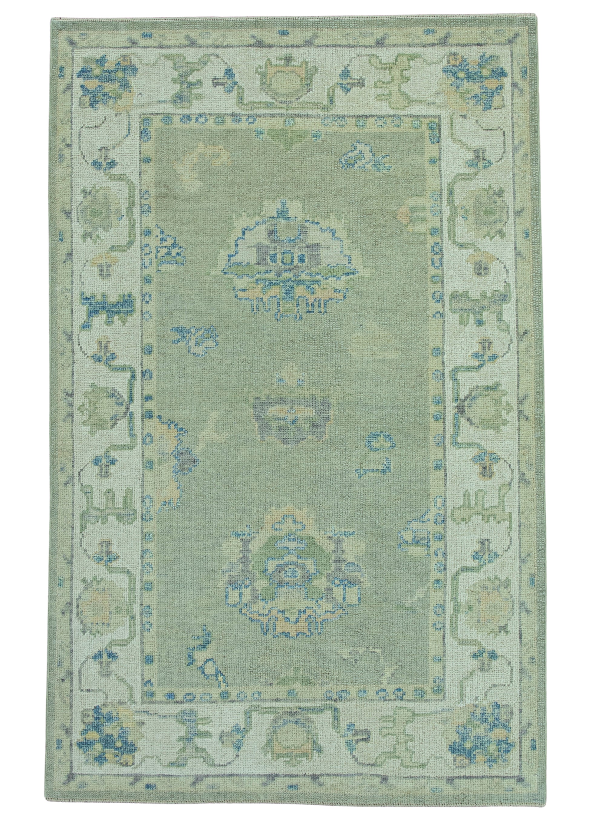 Turkish Oushak Rug 3'10"x 6' #19050