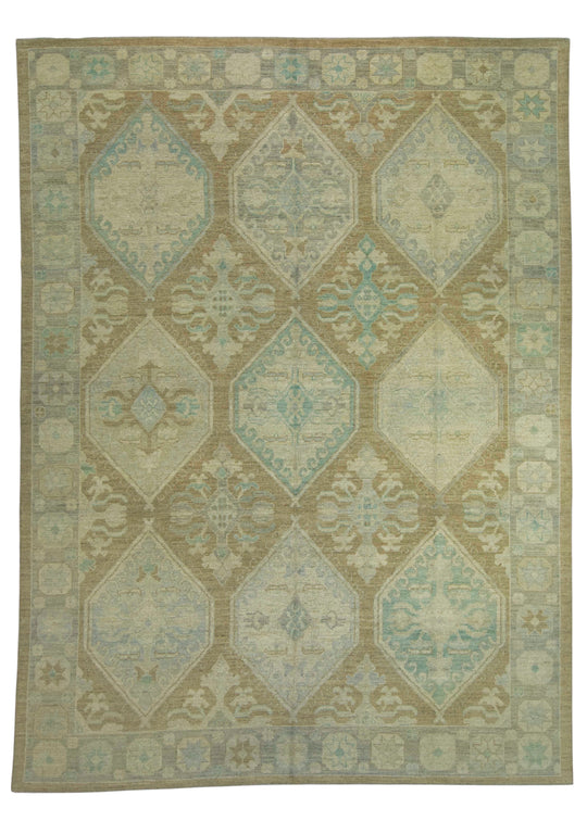 Turkish Oushak Rug 9'3" x 12'6" #18631