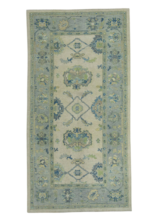 Turkish Oushak Rug 5'1" x 9'11" #18036