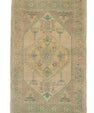 Turkish Mini Rug Oriental Hand Knotted Vintage Rug 1'11" x 3'1" #21050