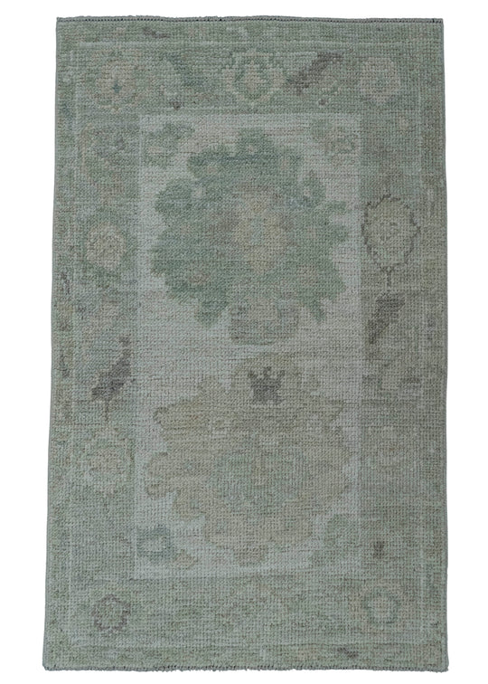 Turkish Oushak Rug 2'1" x 3'5" #19452