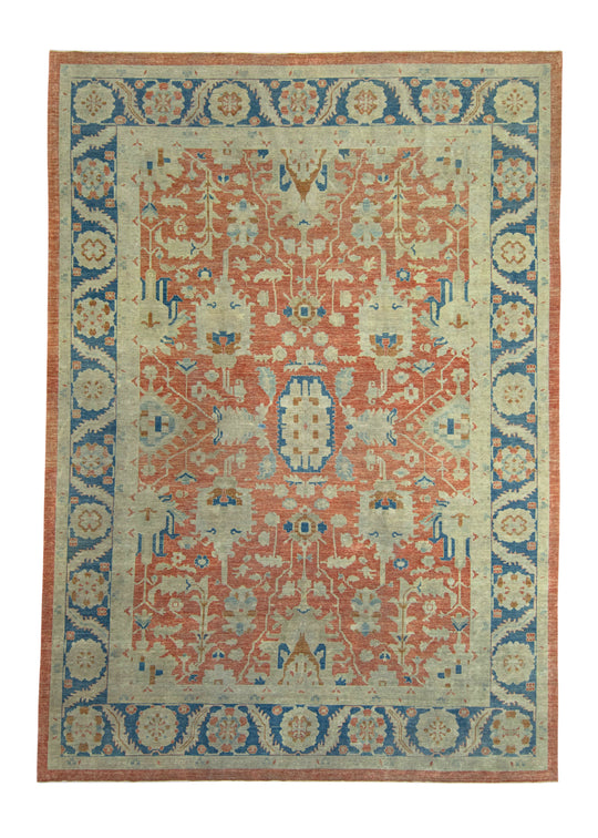 Turkish Oushak Rug 9'11" x 13'11" #18680