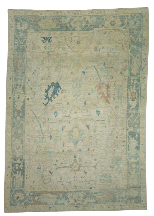 Turkish Oushak Rug 9'11" x 14'1" #18641