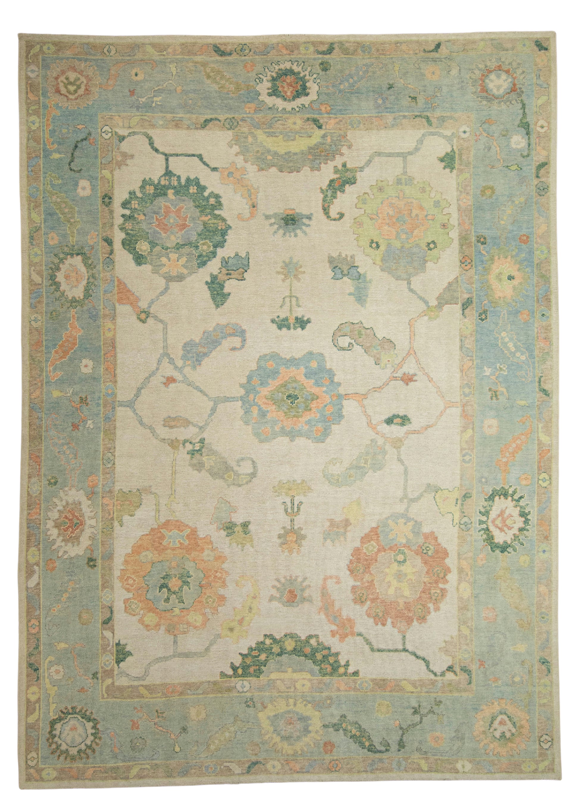 Turkish Oushak Rug 9'4" x 13' #22216