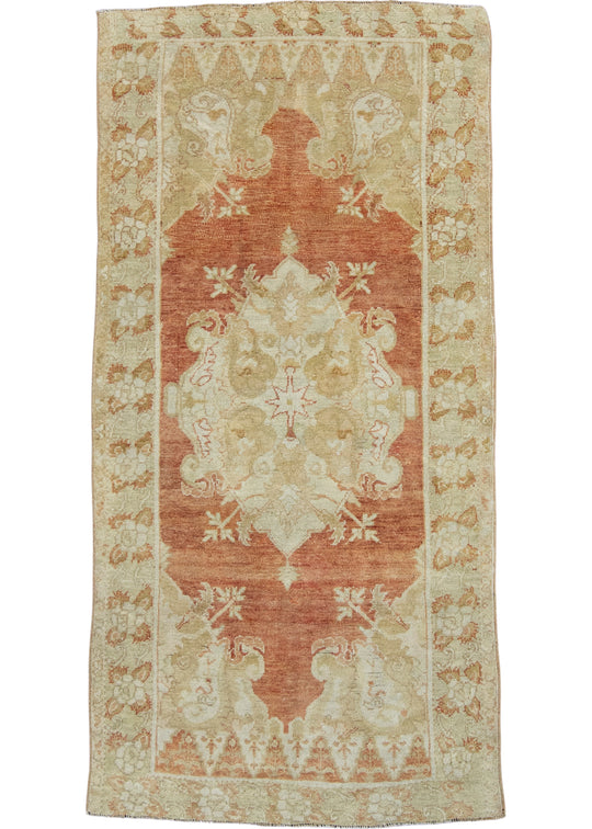 Turkish Vintage Rug 3'5" x 6'11" #17463