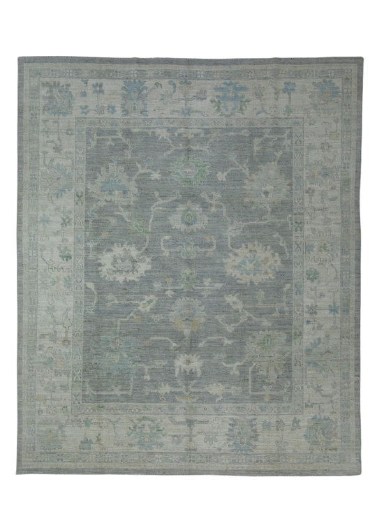 Handwoven Oushak Rug 8'3" x 9'1" #17428