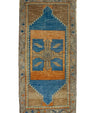 Turkish Mini Rug Oriental Hand Knotted Vintage Rug 1'6" x 3'3" #16239