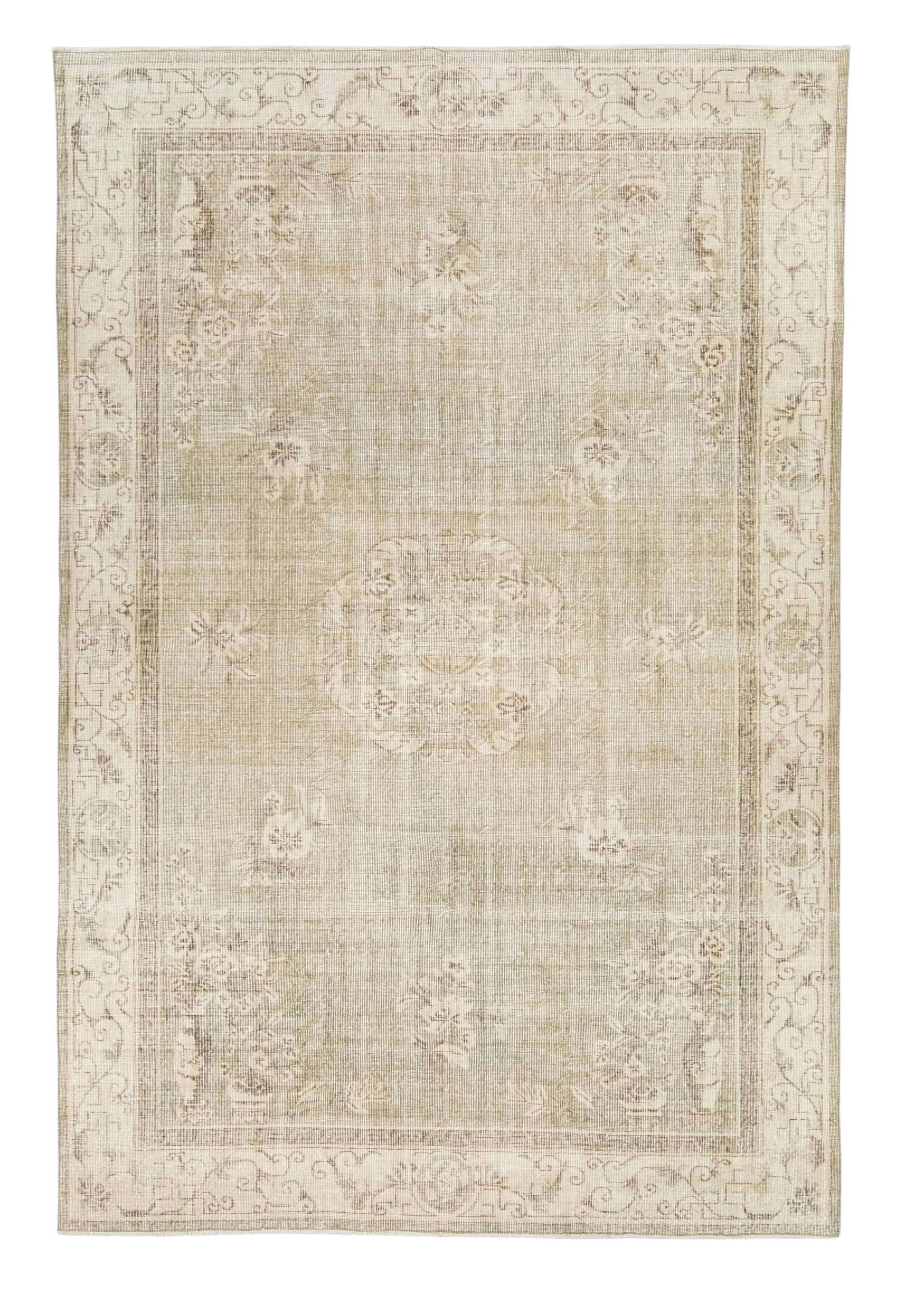 Turkish Vintage Rug 6'9" x 10'2" #21323