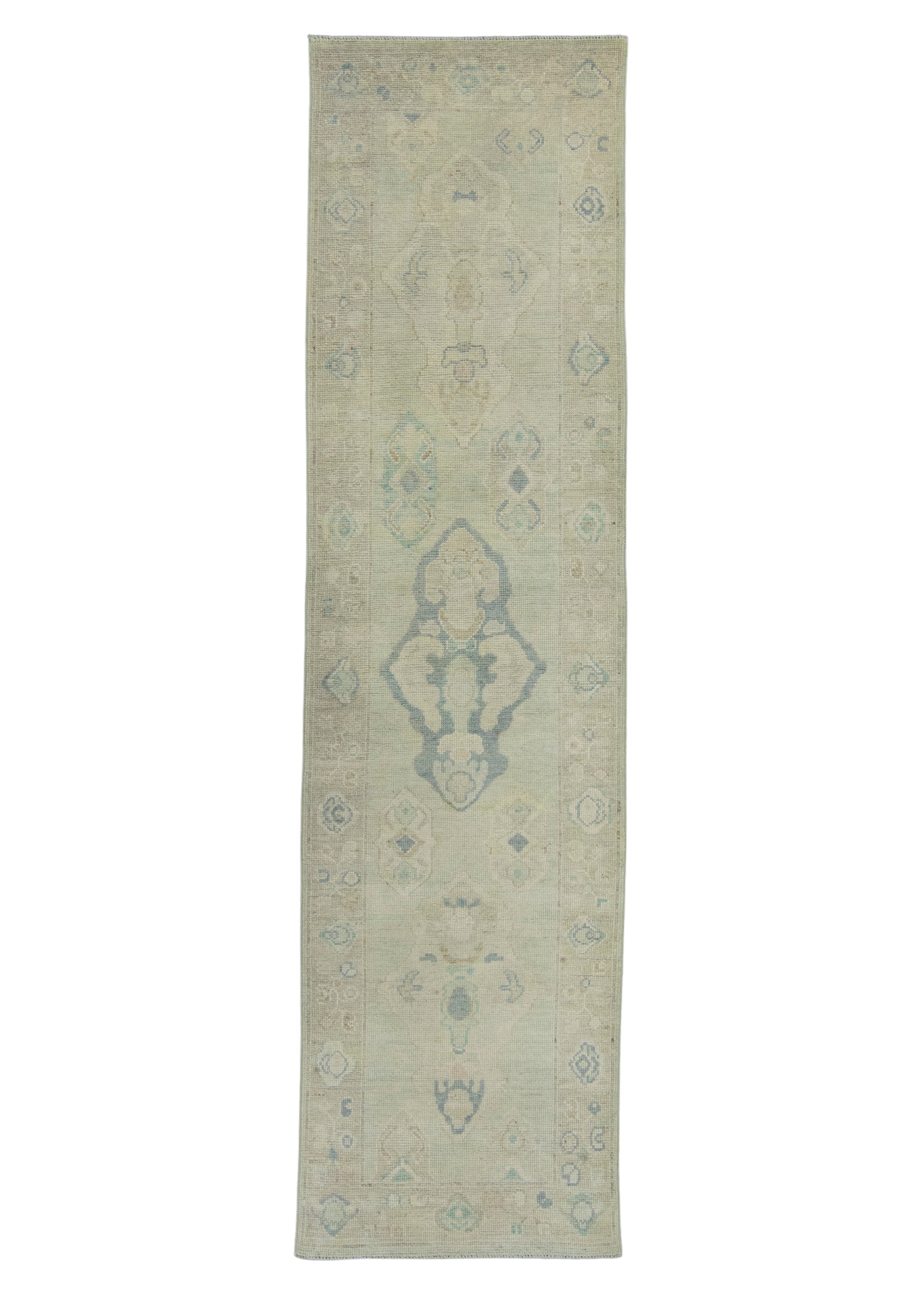 Turkish Oushak Rug 2'10" x 10'7" #17821