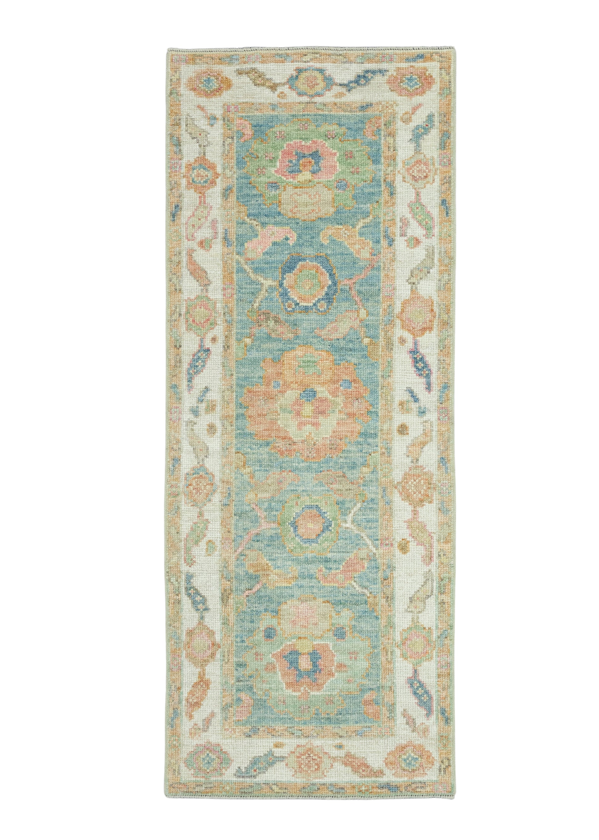 Turkish Oushak Runner Rug 2'2" x 5'8" #17388