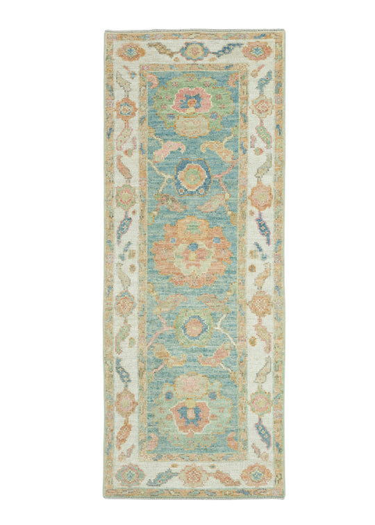 Turkish Oushak Runner Rug 2'2" x 5'8" #17388