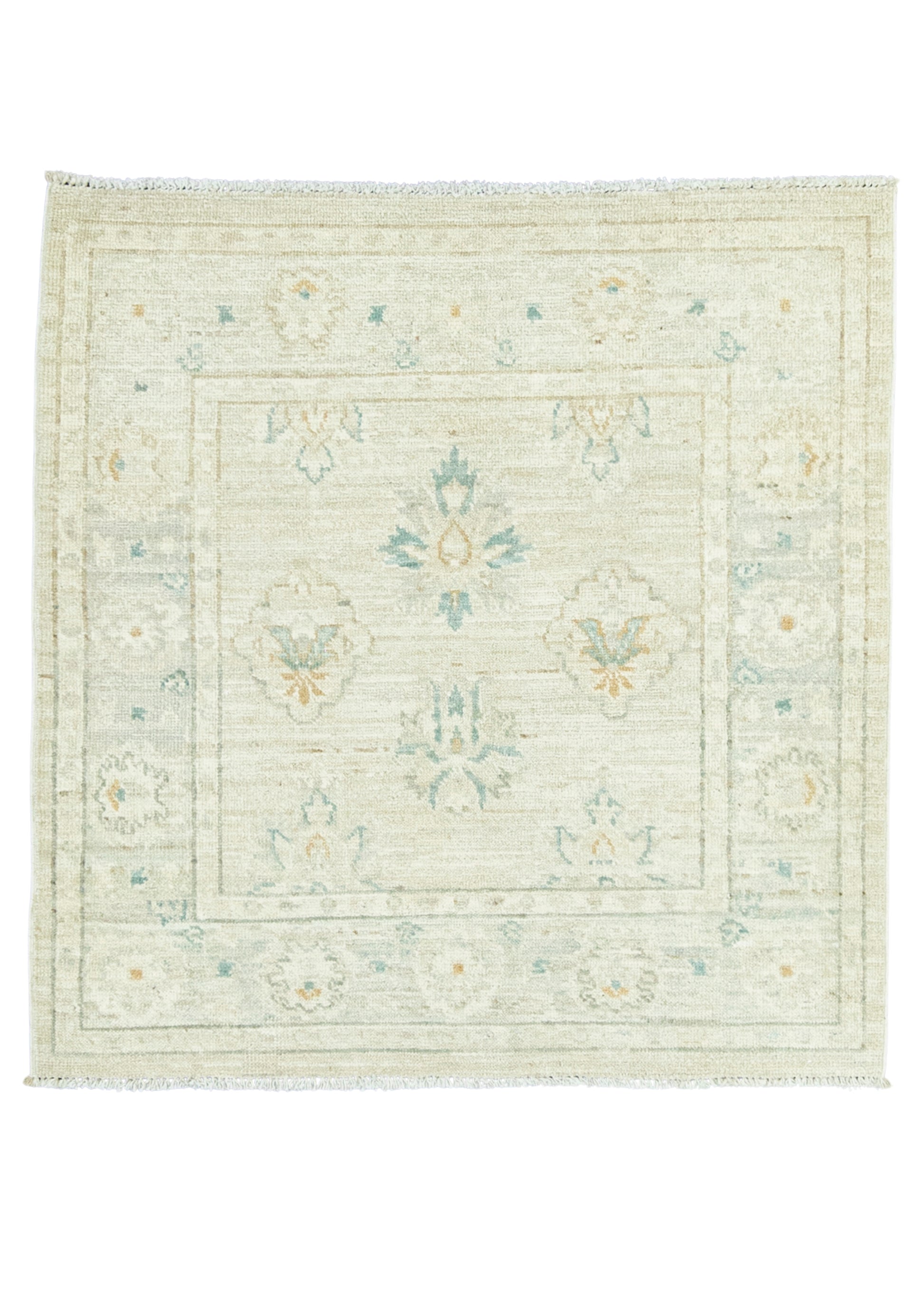Oushak Square Rug 3'1" x 3'3" #22734