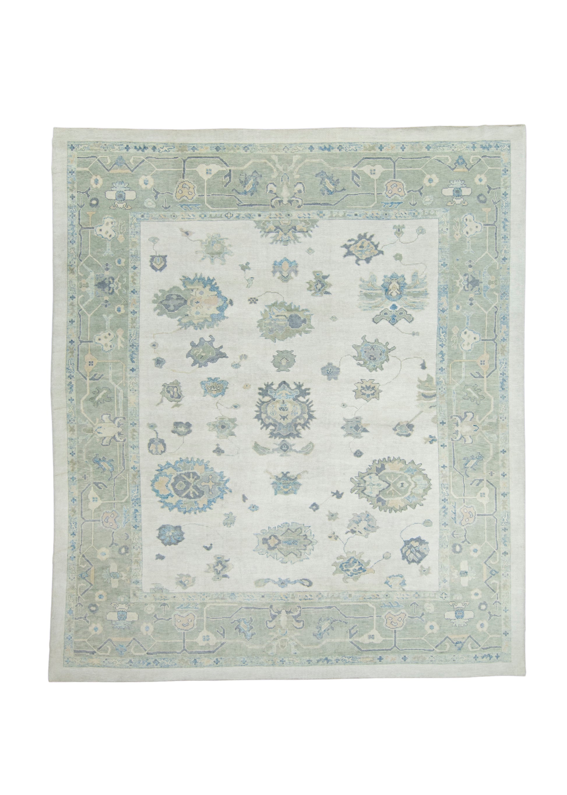 Turkish Oushak Rug 12'3" x 14'3" #18074