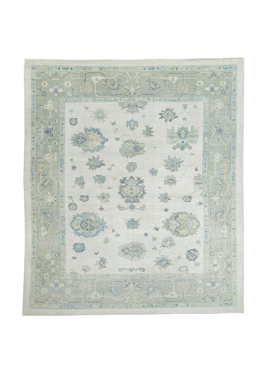 Turkish Oushak Rug 12'3" x 14'3" #18074