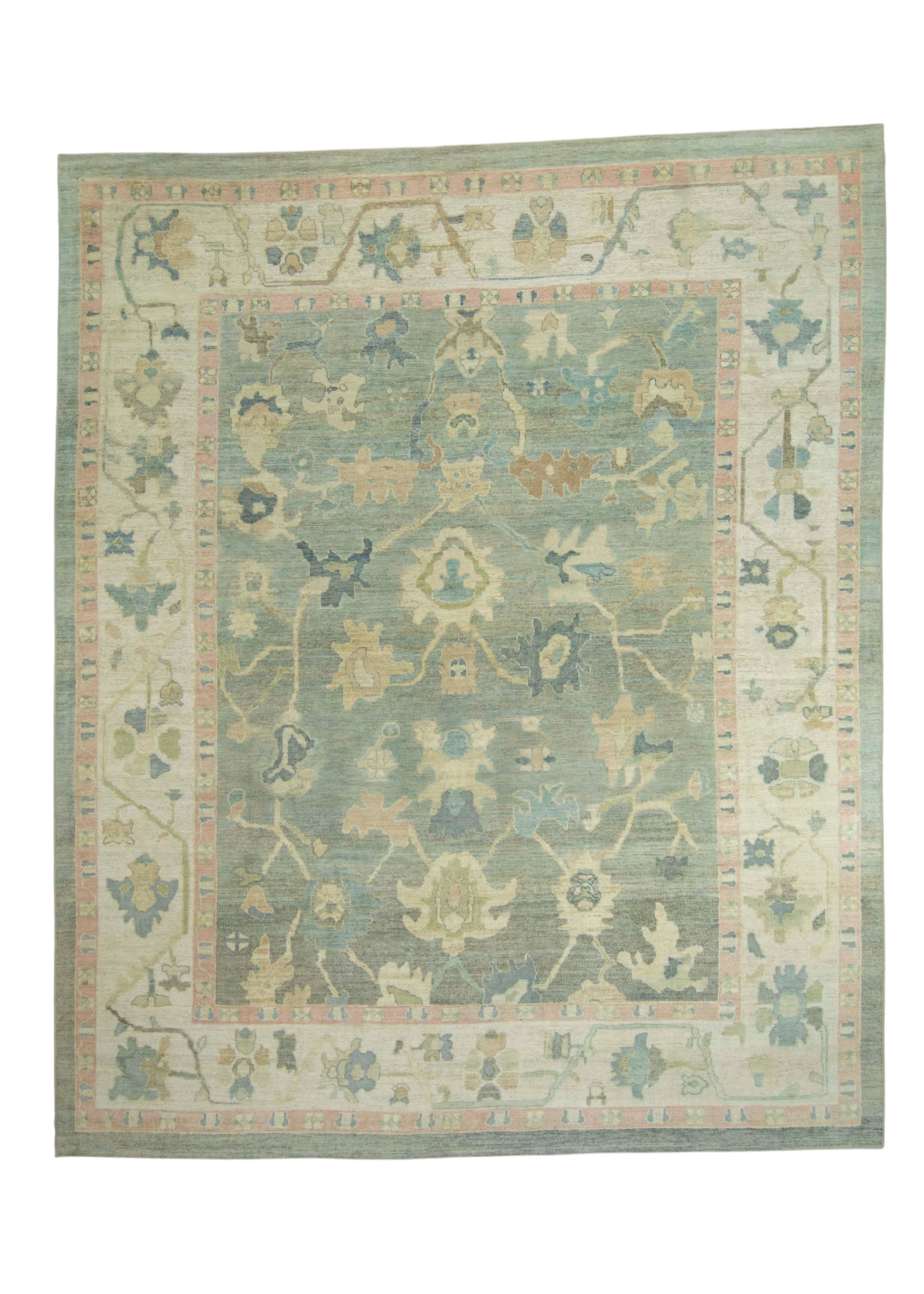 Turkish Oushak Rug 13'1" x 15'1" #18071