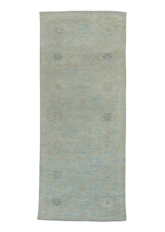 Turkish Oushak Rug 2'11" x 7' #17835