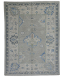 Turkish Oushak Rug 5'3" x 6'11" #12163