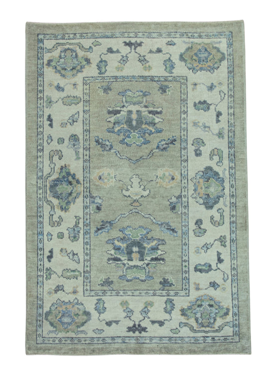 Turkish Oushak Rug 4'x 6' #19172