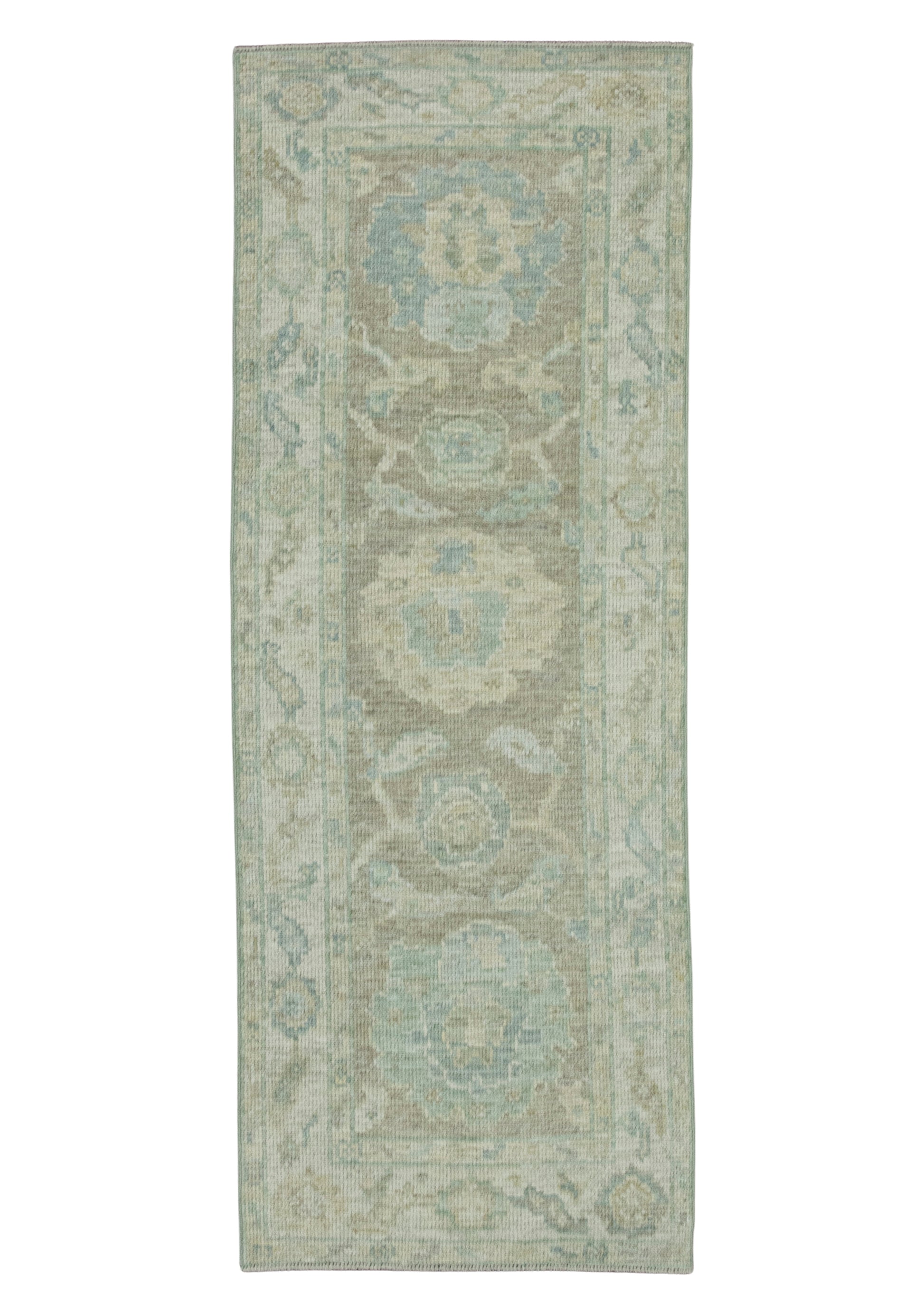 Turkish Oushak Rug 2'3"x 6' #19433