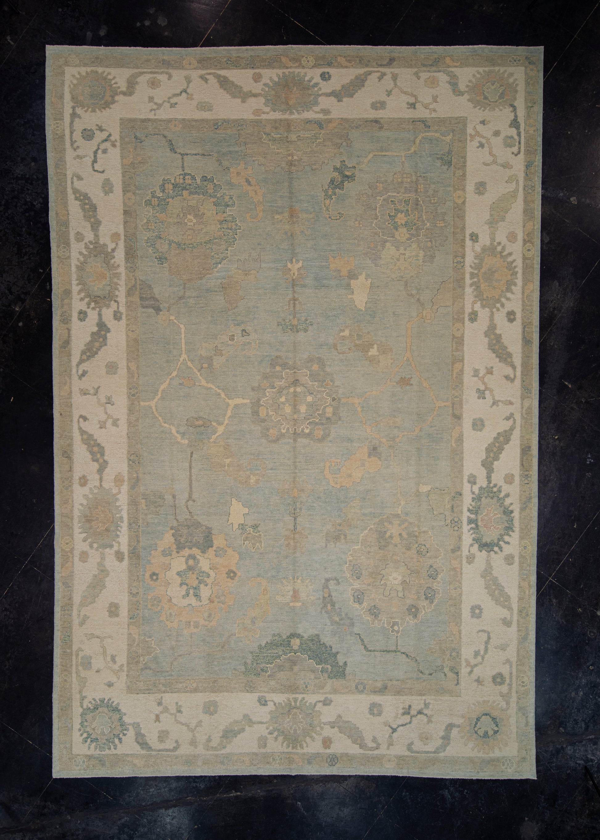 Turkish Oushak Rug 9'11" x 14'8" #12094
