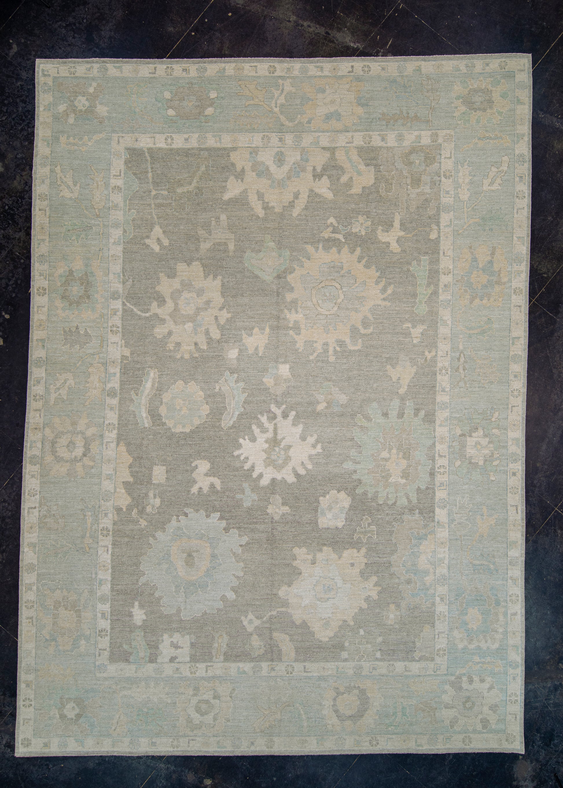Turkish Oushak Rug 10'3" x 14'1" #11614
