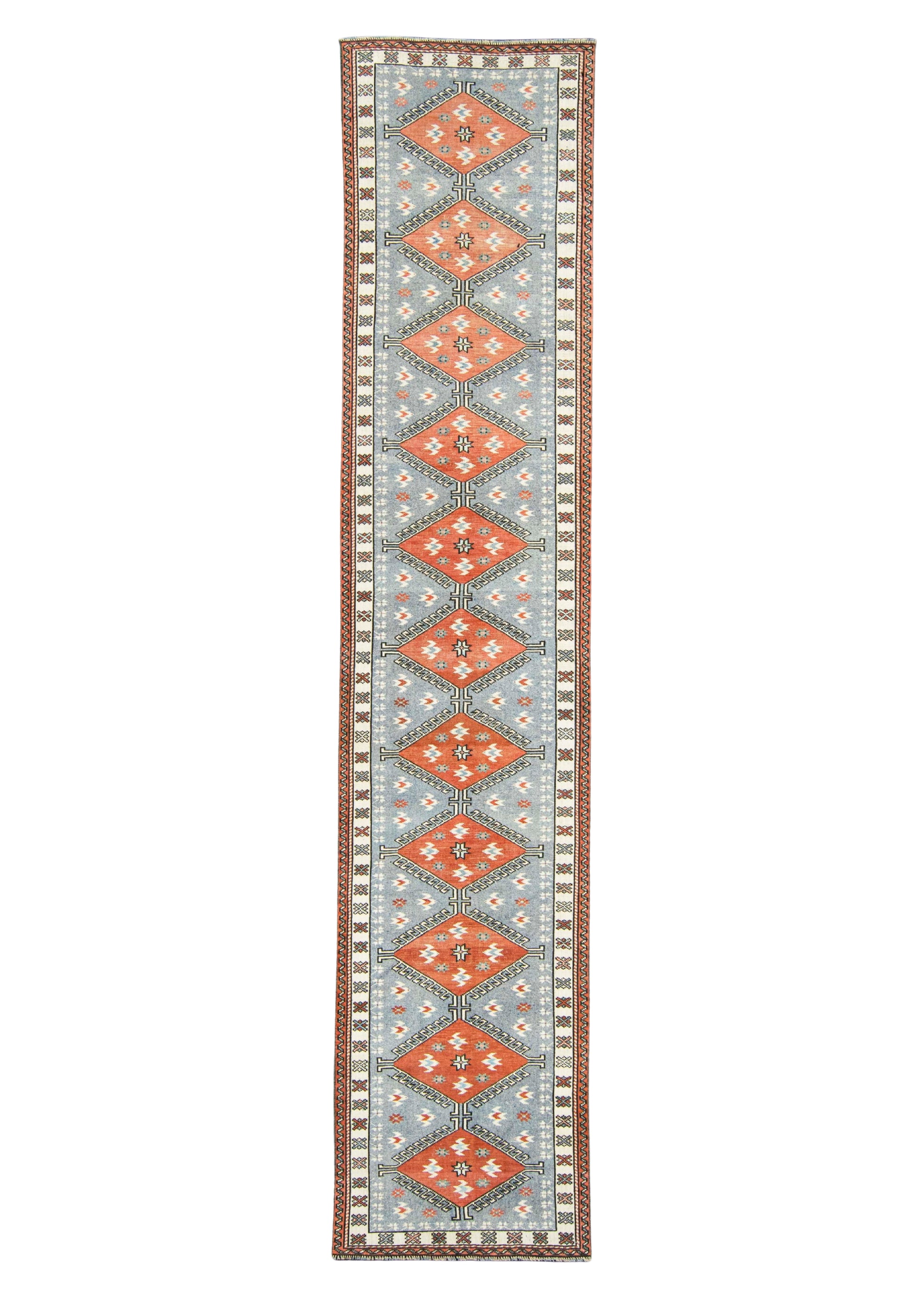 Turkish Vintage Rug  2'7 x 12'6" #22764