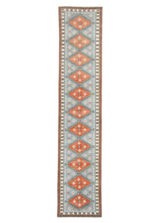 Turkish Vintage Rug  2'7 x 12'6" #22764