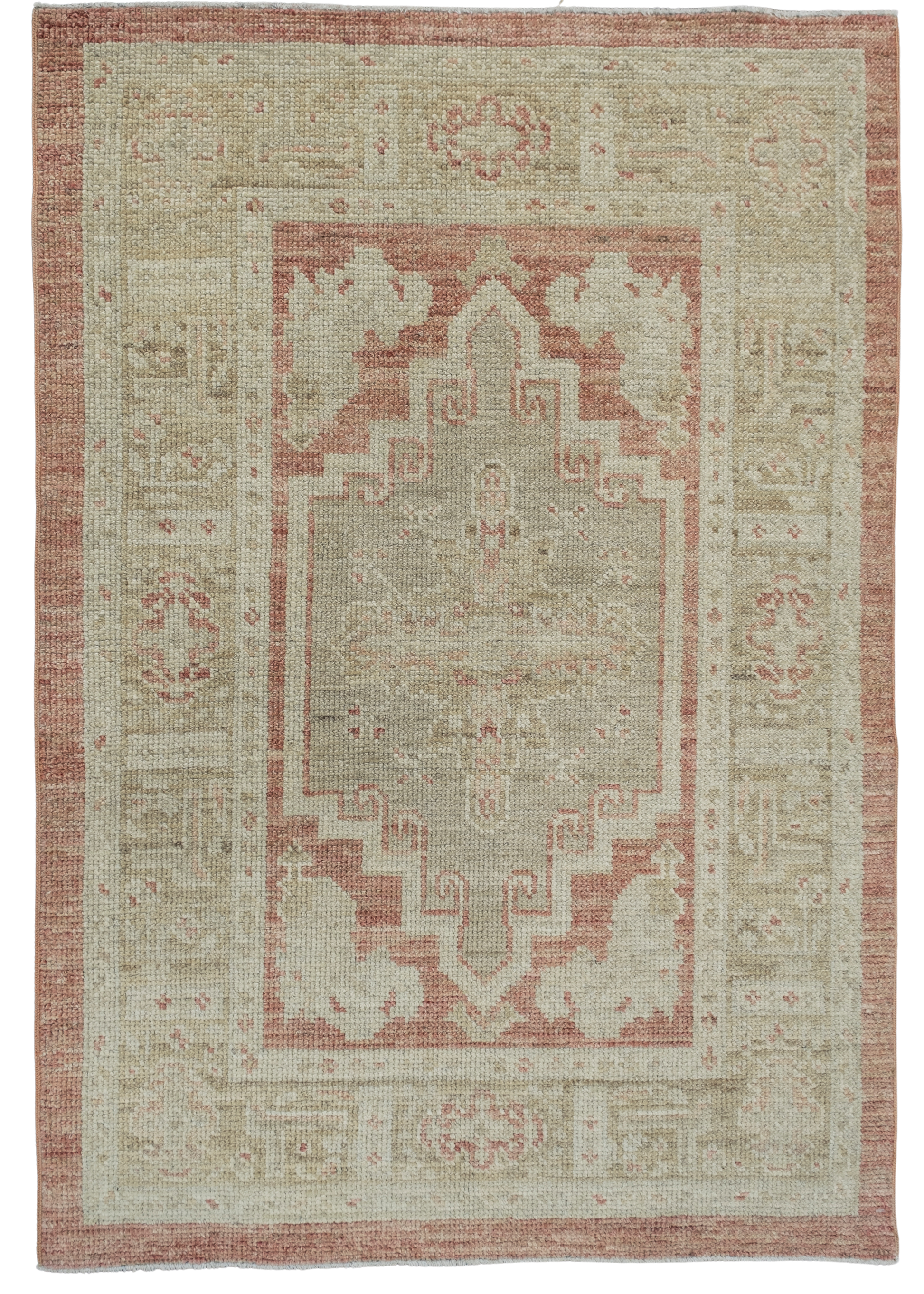 Turkish Oushak Rug 2'10" x 4'2" #2162