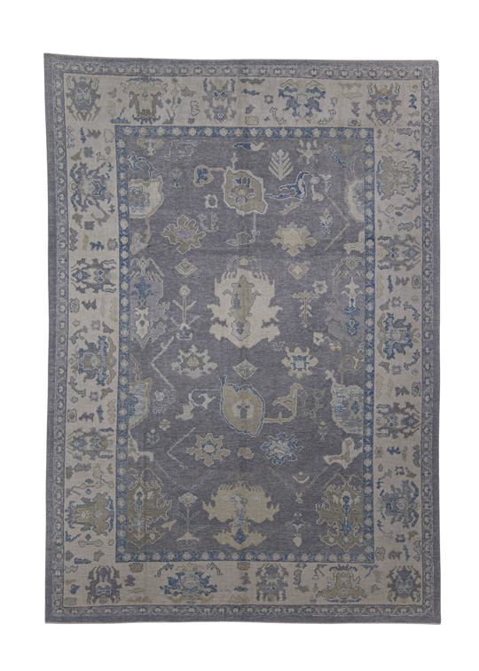 Turkish Oushak Rug 8'11" x 12'9" #8189