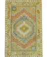 Turkish Oushak Rug 3'10"x 5'10" #19079