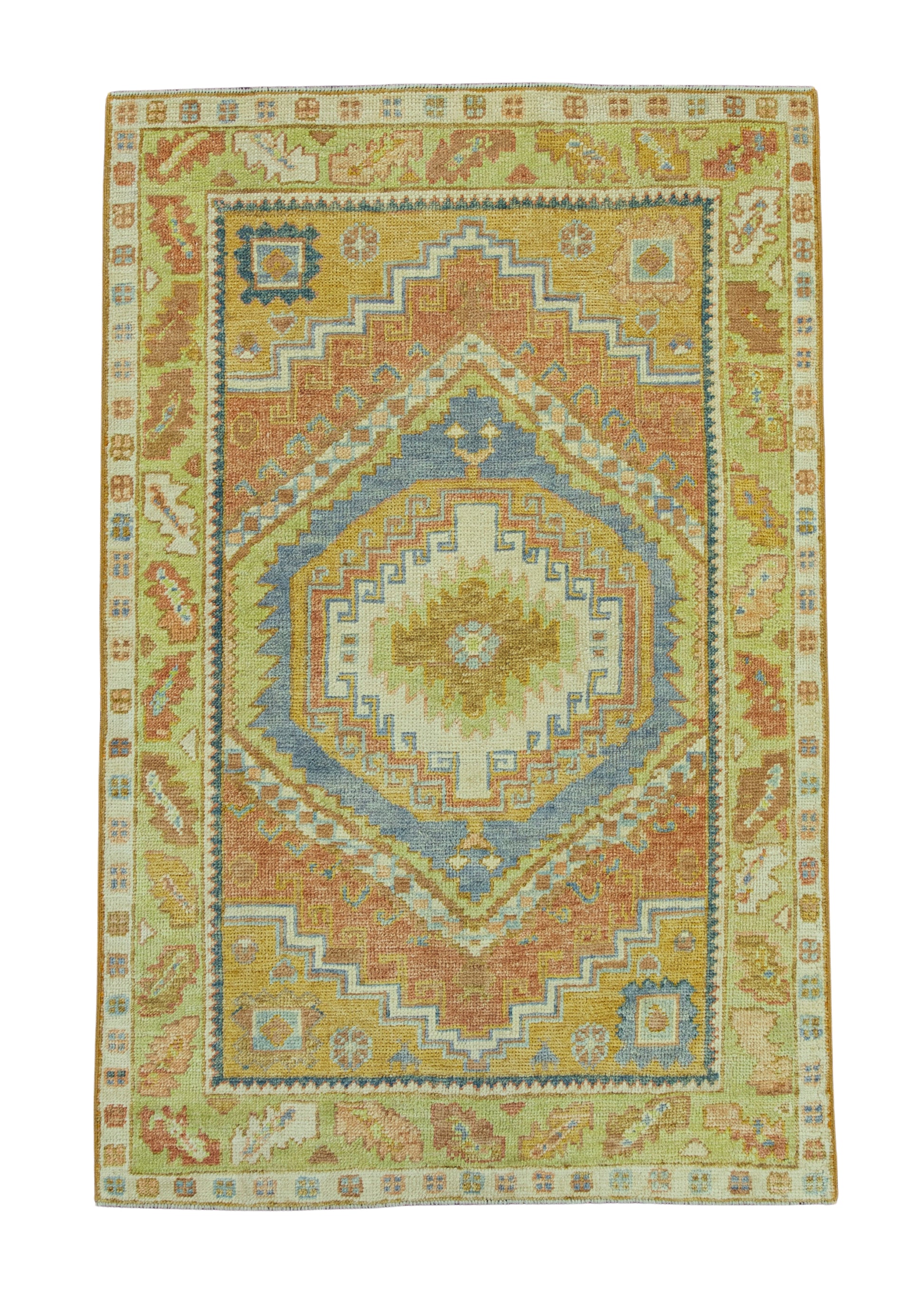 Turkish Oushak Rug 3'10"x 5'10" #19079